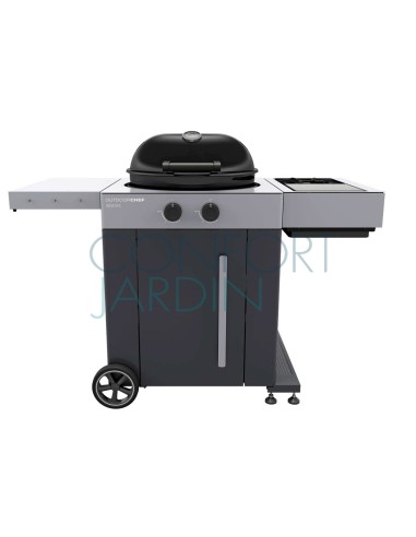 Barbecue à gaz AROSA 570 G Grey Steel Evo 50mbar - OUTDOORCHEF