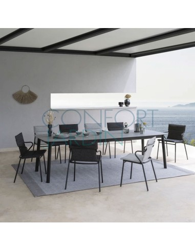 Fauteuil ANCÔNE Granite Sunbrella - LAFUMA