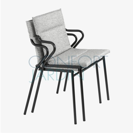 Fauteuil ANCÔNE Granite Sunbrella - LAFUMA