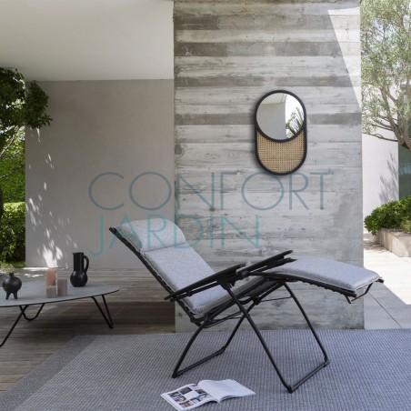 Fauteuil de relaxation BAYANNE Sunbrella® Granite - LAFUMA