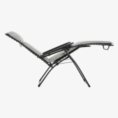 Fauteuil de relaxation BAYANNE Sunbrella® Granite - LAFUMA 2