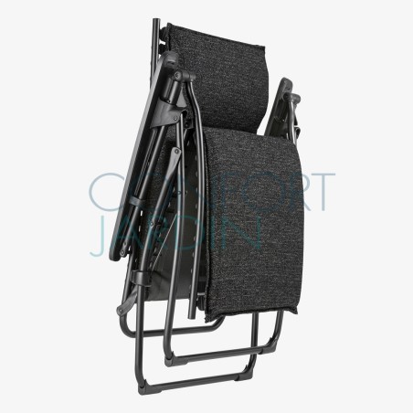 Fauteuil de relaxation BAYANNE Sunbrella® Ebène - LAFUMA