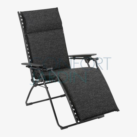 Fauteuil de relaxation BAYANNE Sunbrella® Ebène - LAFUMA