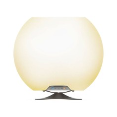 Lampe Led et enceinte Bluetooth - Sphere - Argent brossé - KOODUU 2