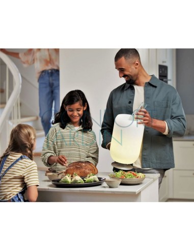 Lampe Led, enceinte Bluetooth et porte-boissons - Atmos - Laiton - KOODUU