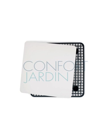 Table basse Paletti - Gris clair - 90 x 90 cm - FATBOY