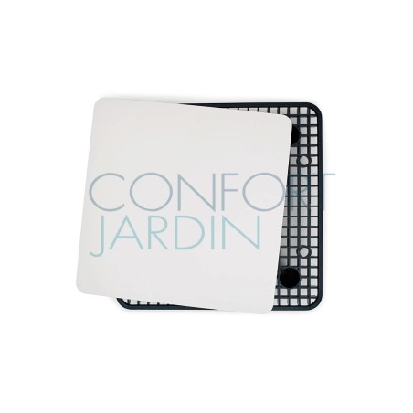 Table basse Paletti - Gris clair - 90 x 90 cm - FATBOY