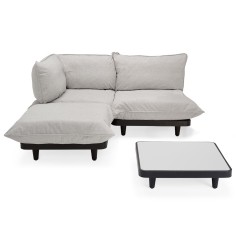 Ensemble Paletti Medium - Canapé d'angle 2-3 places + table basse - FATBOY