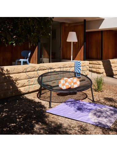 EXQUIZIT HOME - Coussin Rehausseur épais 100 % Coton - Pour Chaise D'adulte, Fauteuil, Chaise De Terrasse - 45 X 45 Cm Avec 10 Cm D'épaisseur Environ - Bleu Roi