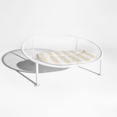 Coussin Stripe Sandy Beige pour le fauteuil lounge Netorious - FATBOY 2