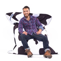 Jumbo Original Printed COW - pouf intérieur/extérieur - Jumbo Bag 2
