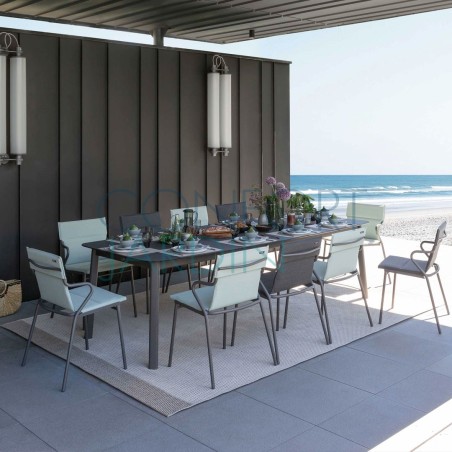 Tapis MELYA - 240 x 340 cm - Ténéré Noir - LAFUMA