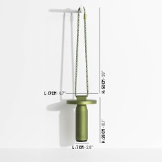 Lampe nomade QUASAR - H26 cm - vert olive - PETITE FRITURE 2
