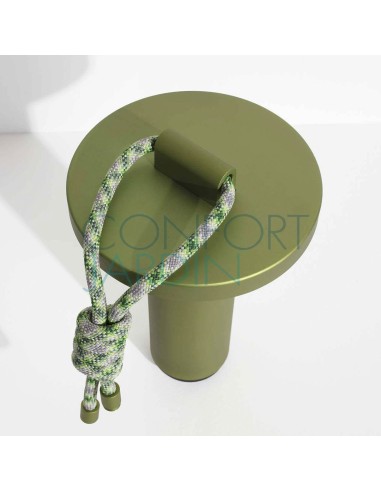 Lampe nomade QUASAR - H26 cm - vert olive - PETITE FRITURE