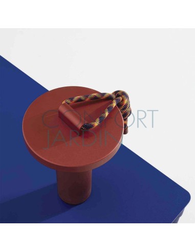 Lampe nomade QUASAR - H26 cm - Terre de Sienne - PETITE FRITURE