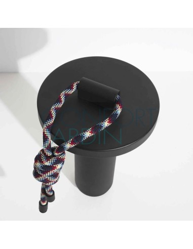 Lampe nomade QUASAR - H26 cm - noire - PETITE FRITURE