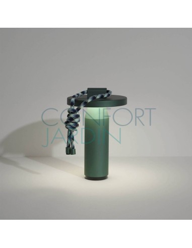 Lampe nomade QUASAR - H26 cm - Vert émeraude - PETITE FRITURE