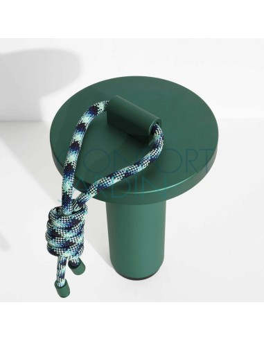 Lampe nomade QUASAR - H26 cm - Vert émeraude - PETITE FRITURE