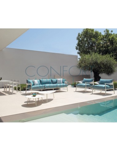 Fauteuil - chauffeusse - Terramare - Blanc - EMU