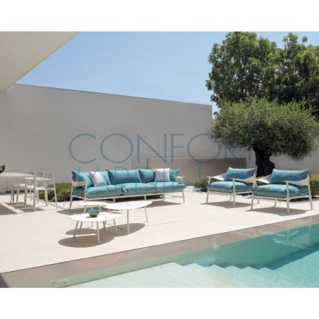 Fauteuil - chauffeusse - Terramare - Blanc - EMU