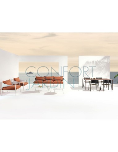 Table basse moyenne - Terramare - Noire/Blanche - EMU