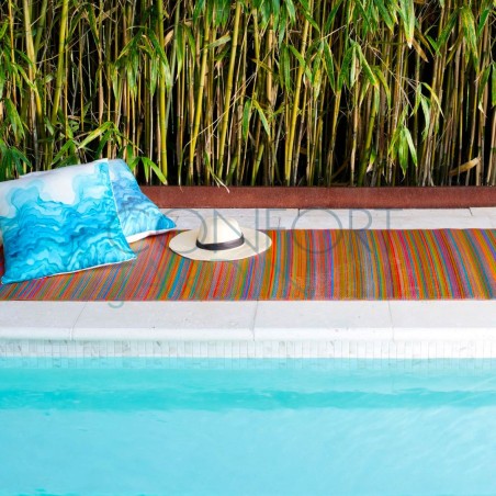 Tapis intérieur / extérieur - Cancun Multicolor - Fab Hab