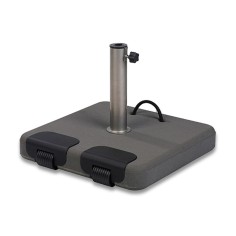 Socle parasol universel en béton 45 kg - avec roulettes - VLAEMYNCK
