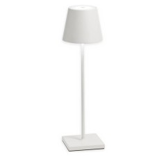 Lampe de Table LED Rechargeable Poldina Pro - Blanche - Zafferano