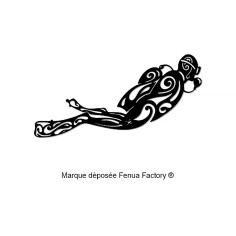 Décoration murale Plongeur - Acier Thérmolaqué Noir - Fenua Factory