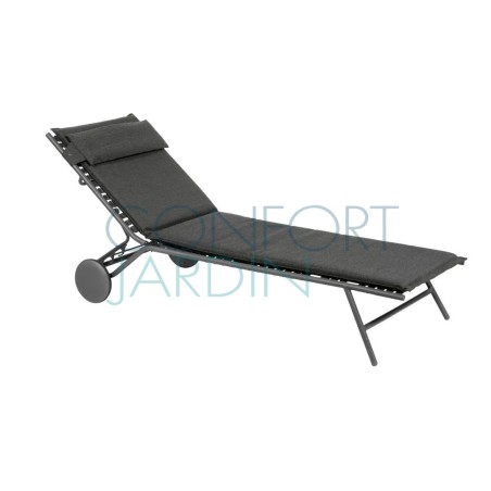 Bain de soleil BAYANNE Onyx - Structure Titane - LAFUMA