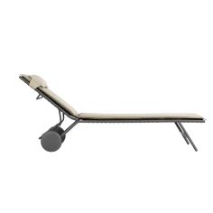 Bain de soleil BAYANNE Latte - Structure Titane - LAFUMA 2