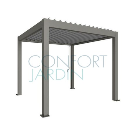 Pergola avec lamelles de toit - taille 3 x 3 m - BIOHORT