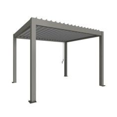 Pergola avec lamelles de toit - taille 3.5 x 3 m - BIOHORT 2