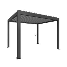 Pergola avec lamelles de toit - taille 3.5 x 3 m - BIOHORT