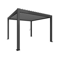 Pergola avec lamelles de toit - taille 3.5 x 3.5 m - BIOHORT