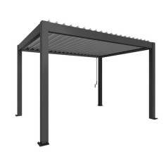 Pergola avec lamelles de toit - taille 4 x 3 m - BIOHORT 2