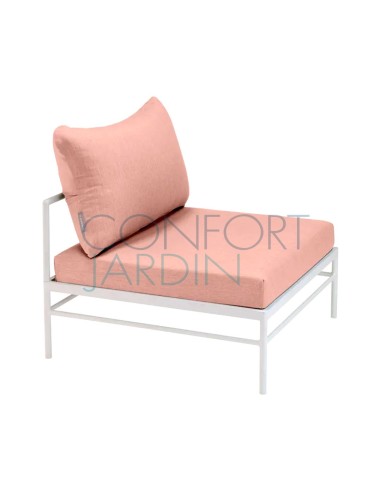 Chauffeuse Rivage - blanc coton - tissu teint masse - Vlaemynck