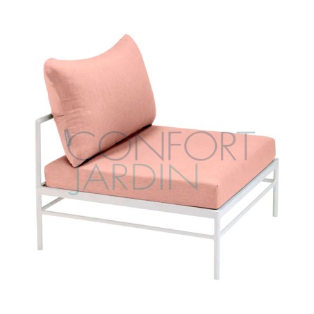 Chauffeuse Rivage - blanc coton - tissu teint masse - Vlaemynck