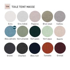 Fauteuil d'angle Rivage Séquoia - tissu teint masse - Vlaemynck 2