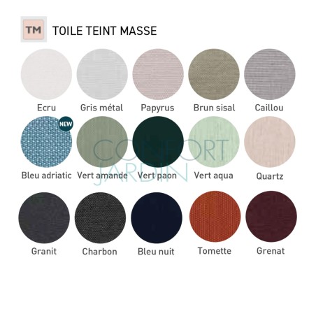 Fauteuil d'angle Rivage Séquoia - tissu teint masse - Vlaemynck