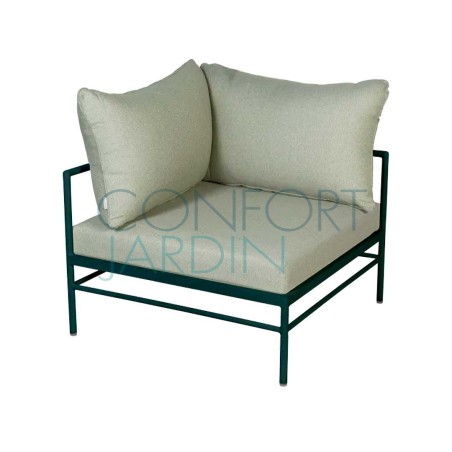 Fauteuil d'angle Rivage séquoia - tissu Collection Mix - Vlaemynck