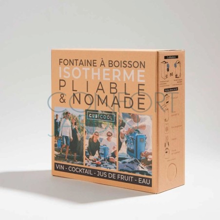 Fontaine à boisson isotherme - uni argent - CUBICOOL