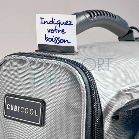 Fontaine à boisson isotherme - uni argent - CUBICOOL