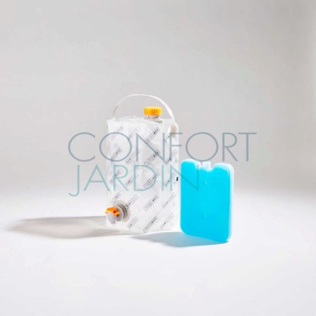 Fontaine à boisson isotherme - uni argent - CUBICOOL