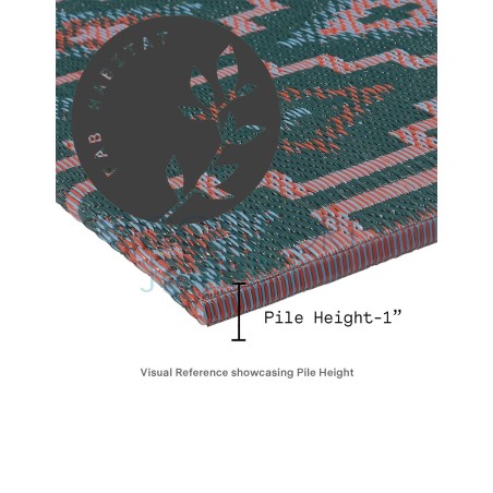 Tapis intérieur / extérieur - Lhasa Green - Fab Hab
