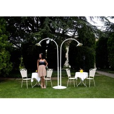 Lampe Chauffante Infrarouge Hotdoor - lampadaire simple tige longue 2