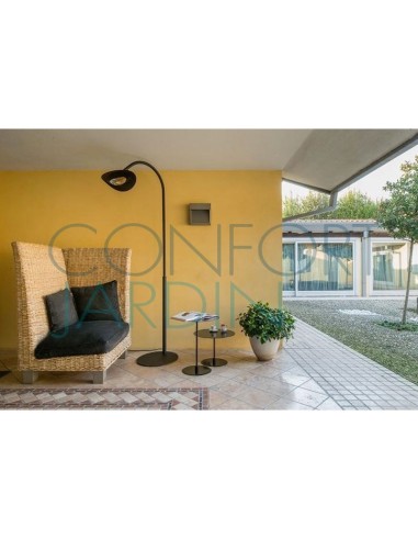 Lampe Chauffante Infrarouge Hotdoor - lampadaire simple tige longue