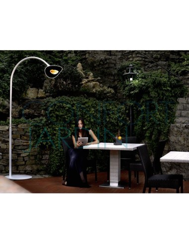 Lampe Chauffante Infrarouge Hotdoor - lampadaire simple tige longue