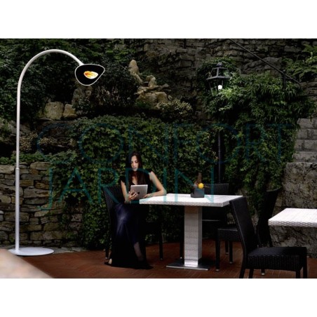 Lampe chauffante infrarouge Hotdoor - lampadaire simple avec tige