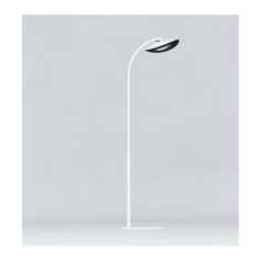 Lampe Chauffante Infrarouge Hotdoor - lampadaire simple tige arc moyen - structure blanche 2